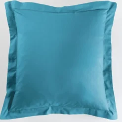 TAIE D OREILLER VOLANT PLAT 50X70CM LINA OUTREMER