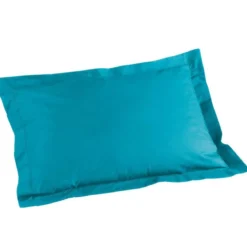 TAIE D OREILLER VOLANT PLAT 50X70CM LINA OUTREMER