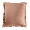 TAIE D OREILLER 63X63CM UNI 57 FILS LINA BLUSH
