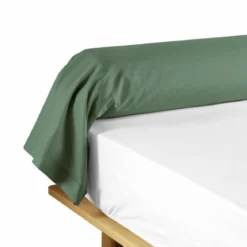 TAIE DE TRAVERSIN 85X185CM UNI 57 FILS LINA CEDRE