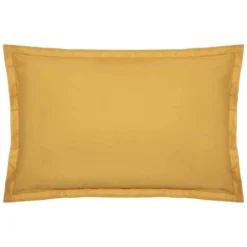 TAIE OREILLER OCRE 50X70CM