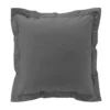 TAIE OREILLER 63X63CM PERCALE UNI 78 FILS ACIER