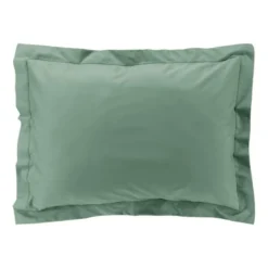 TAIE OREILLER 50X70CM PERCALE UNI 78 FILS TILLEUL