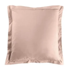 TAIE OREILLER 63X63CM UNI 57 FILS LINA ROSE