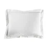 TAIE OREILLER 50X70CM UNI 57 FILS LINA BLANC