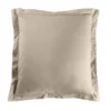 TAIE OREILLER 63X63CM UNI 57 FILS LINA SABLE