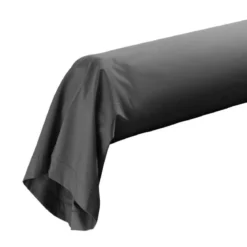 TAIE TRAVERSIN 85X185CM PERCALE UNI 78 FILS ACIER