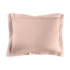 TAIE OREILLER 50X70CM UNI 57 FILS LINA ROSE