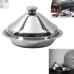 TAJINE ACIER INOXYDABLE 24CM