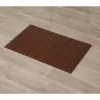 TAPIS BAMBOU ANTI DERAPANT 50X80CM MARRON MAT