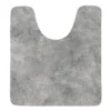TAPIS CONTOUR WC ABSORBANT SOUPLE NATURE BRUTE 45X50CM