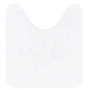 TAPIS CONTOUR WC MICROFIBRE GALET 45X50CM BLANC