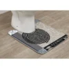 TAPIS CONTOUR WC MICROFIBRE IMPRIME 45X50 CM MASAI