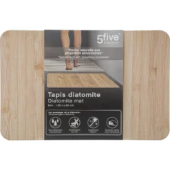 TAPIS DIATOMITE BAMBOU 39X60CM