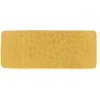 TAPIS MEMOIRE DE FORME MICROFIBRE GALET 45X120CM MOUTARDE