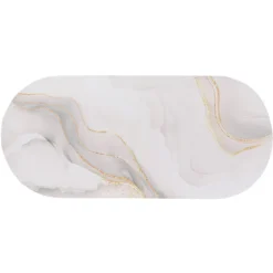 TAPIS OVALE ABSORBANT SOUPLE ICONIC 45X100CM
