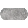 TAPIS OVALE ABSORBANT SOUPLE NATURE BRUTE 45X100CM