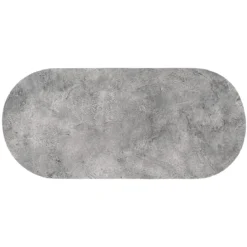 TAPIS OVALE ABSORBANT SOUPLE NATURE BRUTE 45X100CM