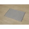 TAPIS PETITS LOSANGES 60X90CM BLANC GRIS