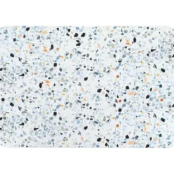 TAPIS RECTANGULAIRE DIATOMITE 40X60CM EFFET MARBRE TERRAZZO