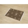 TAPIS TRIBAL FOND TAUPE 60X90CM BEIGE MARRON