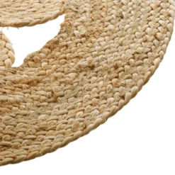 TAPIS AJOURE EN JUTE D.80CM