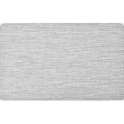 TAPIS ANDY 45X60CM VINYLE ASPECT CHINE GRIS CLAIR
