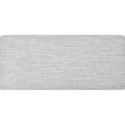 TAPIS ANDY 50X120CM VINYLE ASPECT CHINE GRIS CLAIR