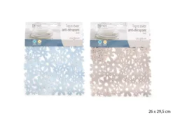 TAPIS ANTI DERAPANT EVIER GREGE BLEU