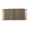 TAPIS ARTHUR 45X90CM NATUREL NOIR