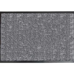 TAPIS BAPTISTE 60X80CM POLYAMIDE PVC BLEU GRIS CHINE