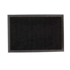 TAPIS BAPTISTE 40X60CM POLYAMIDE PVC NOIR