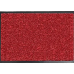 TAPIS BAPTISTE 40X60CM POLYAMIDE PVC ROUGE