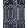 TAPIS BLEU ABYSSE GOLD D.100X150CM