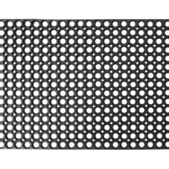 TAPIS CAILLEBOTIS 60X80CM CAOUTCHOUC NOIR