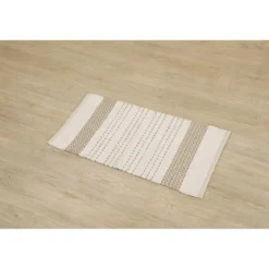 TAPIS CILAOS COTON 45X90CM NATUREL BEIGE