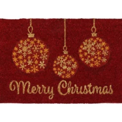 TAPIS COCO 40X60CM IMPRIME MERRY CHRISTMAS