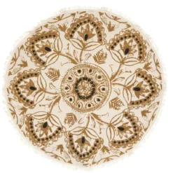 TAPIS COTON IMPRIME D.90CM