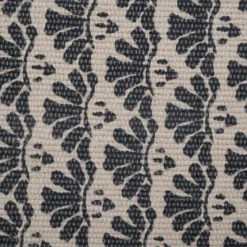 TAPIS COTON IMPRIME GRIS FONCE 60X90CM