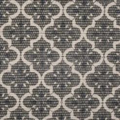 TAPIS COTON IMPRIME GRIS FONCE 60X90CM