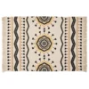 TAPIS COTON IMPRIME TRIBAL 120X170CM