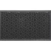 TAPIS CUBIQUE 43X75CM CAOUTCHOUC NOIR