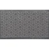 TAPIS CUBIQUE 43X75CM CAOUTCHOUC GRIS FONCE