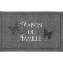 TAPIS DECO RECTANGLE 50X80 CM IMPRIME FAMILIA
