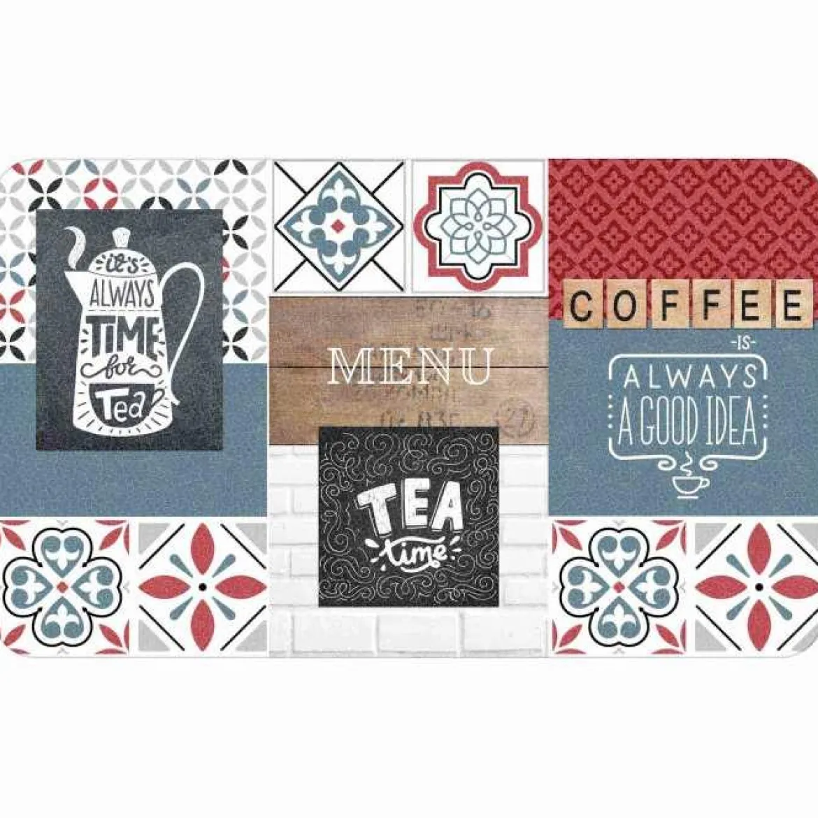 TAPIS DECO RECTANGLE 45X75 CM MOUSSE IMPRIMEE THEINE