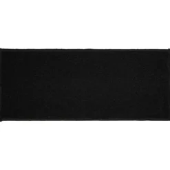 TAPIS DECO RECTANGLE 50X120 CM UNI PRIMOBIS NOIR