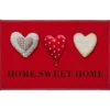 TAPIS DECO 50X80CM IMPRIME HOME PASSION