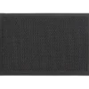TAPIS 3D GRILLE 40X60CM POLYESTER TPE GRIS NOIR