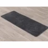 TAPIS DOUBLE VASQUE 50X120CM DESSOUS LATEX GRIS FONCE