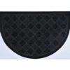 TAPIS DREW DEMI LUNE 40X60CM DAMIER CAOUTCHOUC NOIR